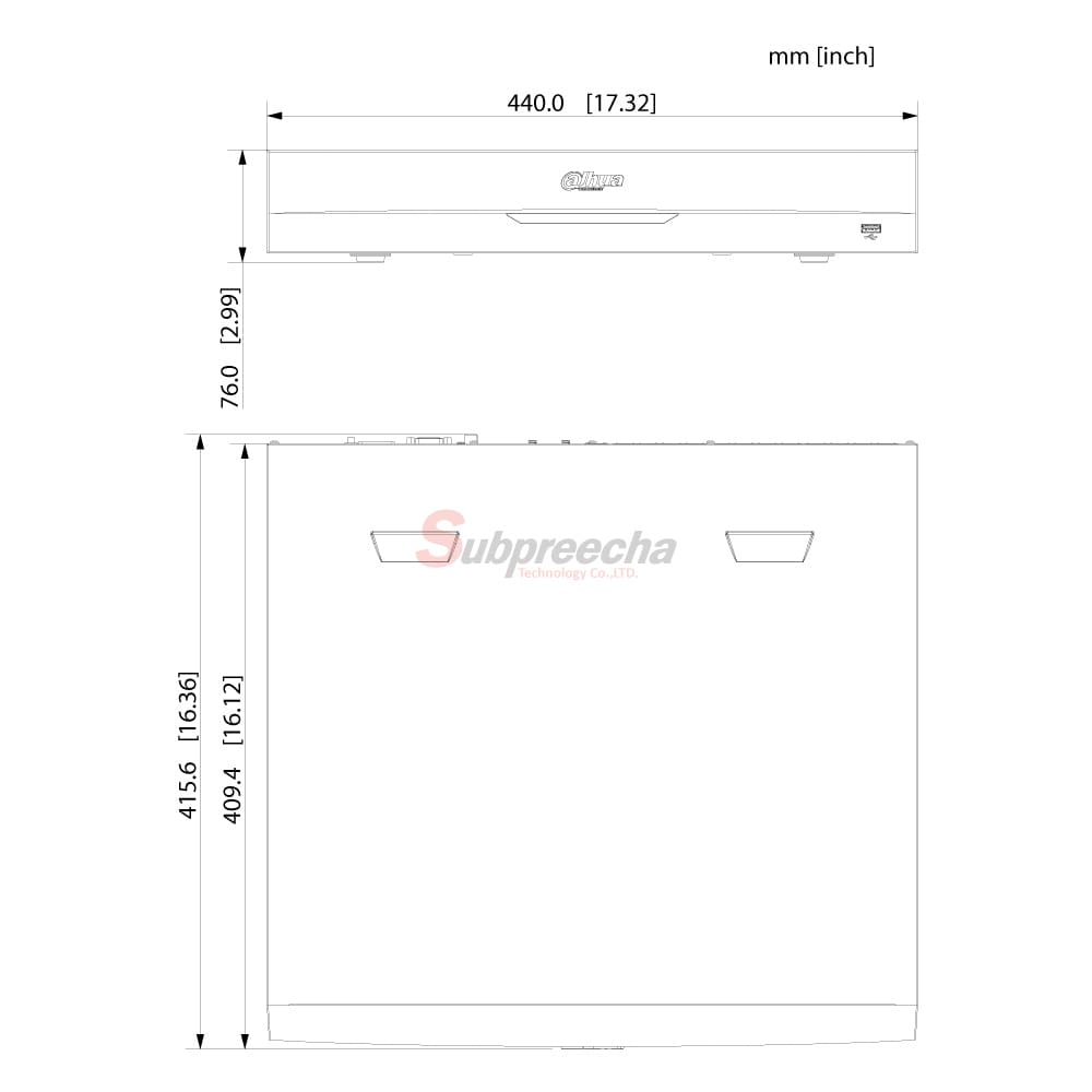 NVR546416HPEI2DIMENSIONS ทรัพย์ปรีชา เทคโนโลยี