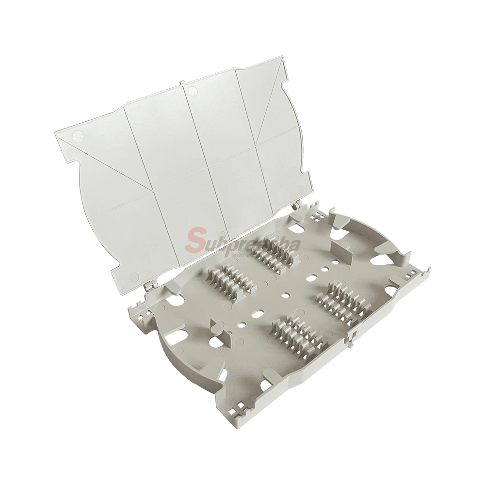 Splice tray 12 core สีขาว 9512 ทรัพย์ปรีชา เทคโนโลยี