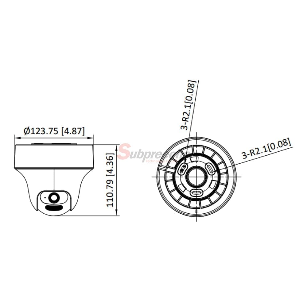 DS2CE70D0TPTLTSDimensionsimage1 ทรัพย์ปรีชา เทคโนโลยี