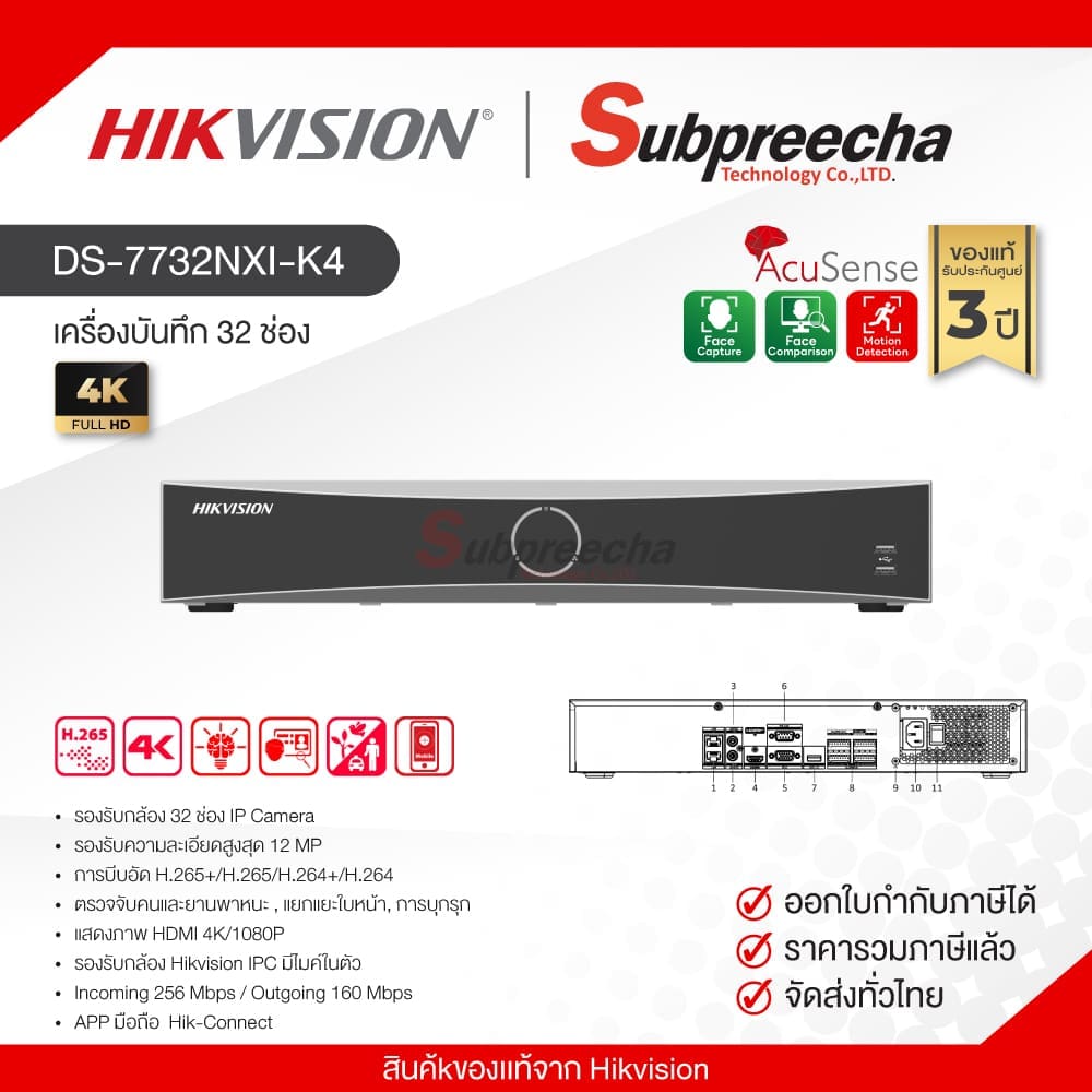 DS7732NXIK430 ทรัพย์ปรีชา เทคโนโลยี