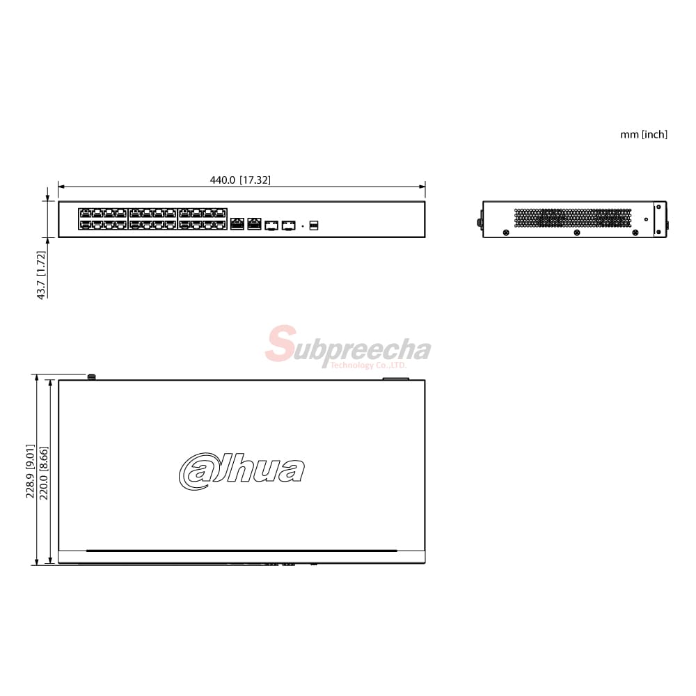CS422624ET240DIMENSIONS ทรัพย์ปรีชา เทคโนโลยี