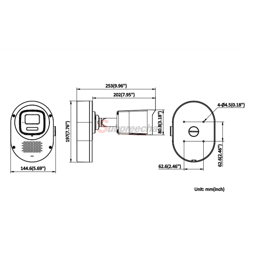 DS2CD1T47G3LIUFLSLDimensionsimage1 ทรัพย์ปรีชา เทคโนโลยี